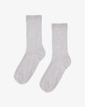 Chaussettes classiques bio pour femme - Gris chiné