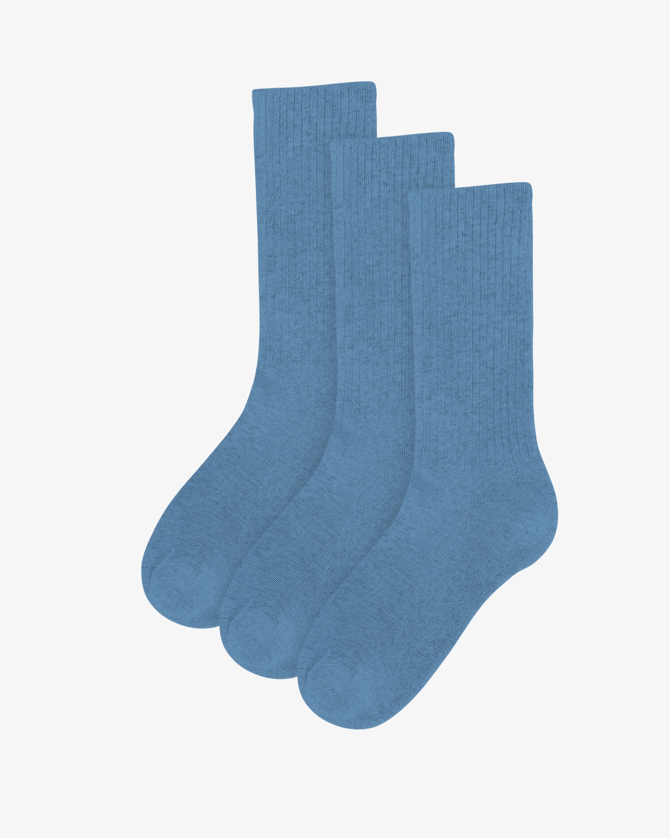 Organic Active Sock - Seaside Blue (3-Pack)