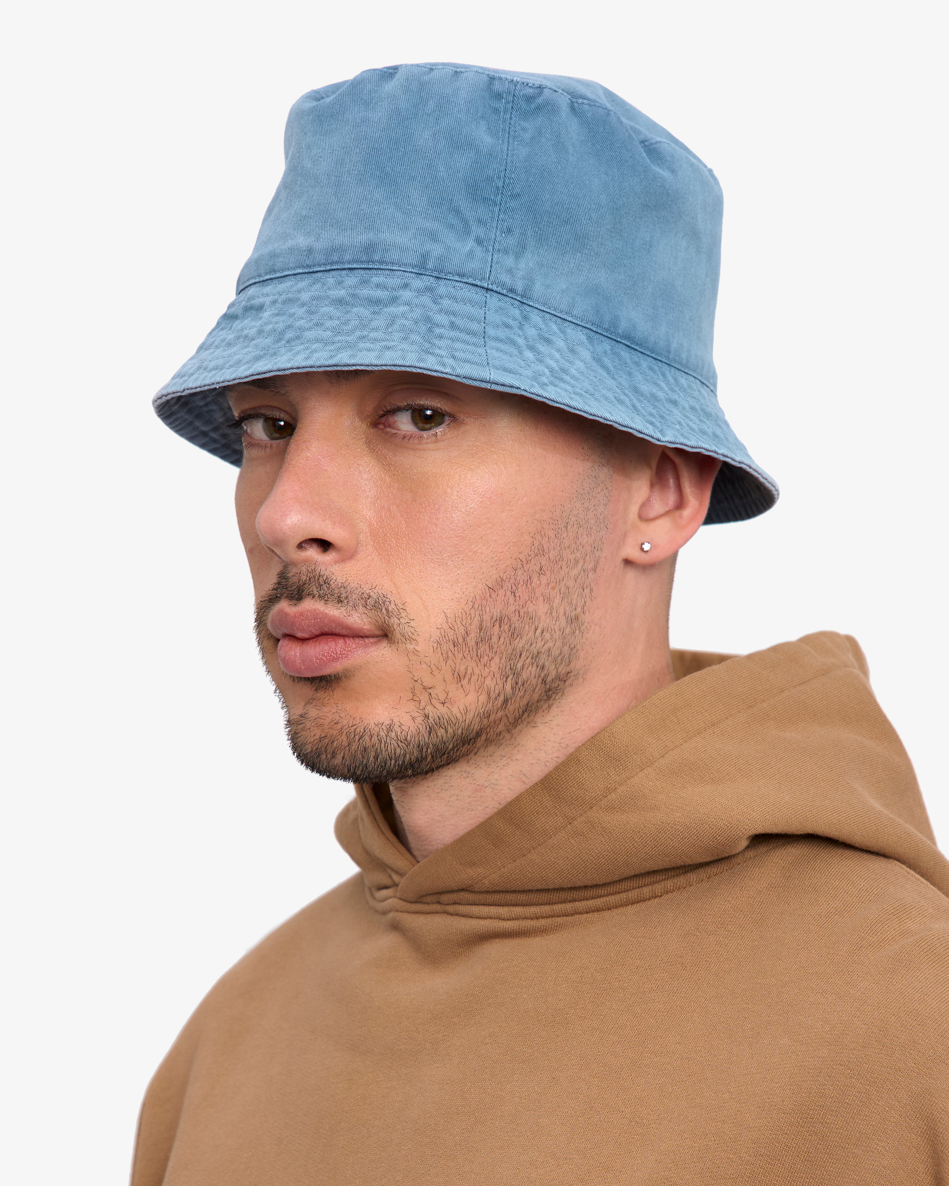 Organic Cotton Bucket Hat - Faded Indigo