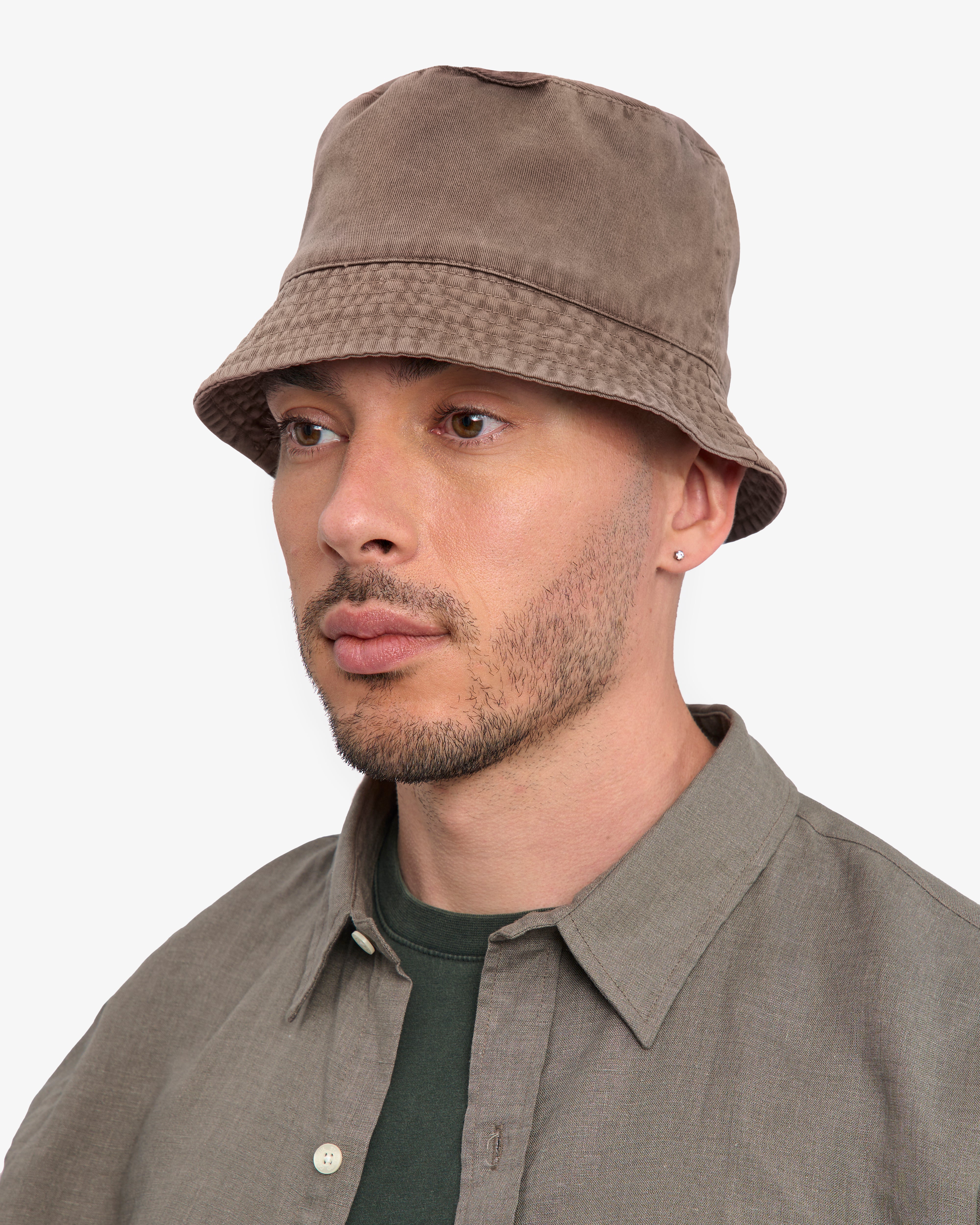 Organic Cotton Bucket Hat - Faded Khaki