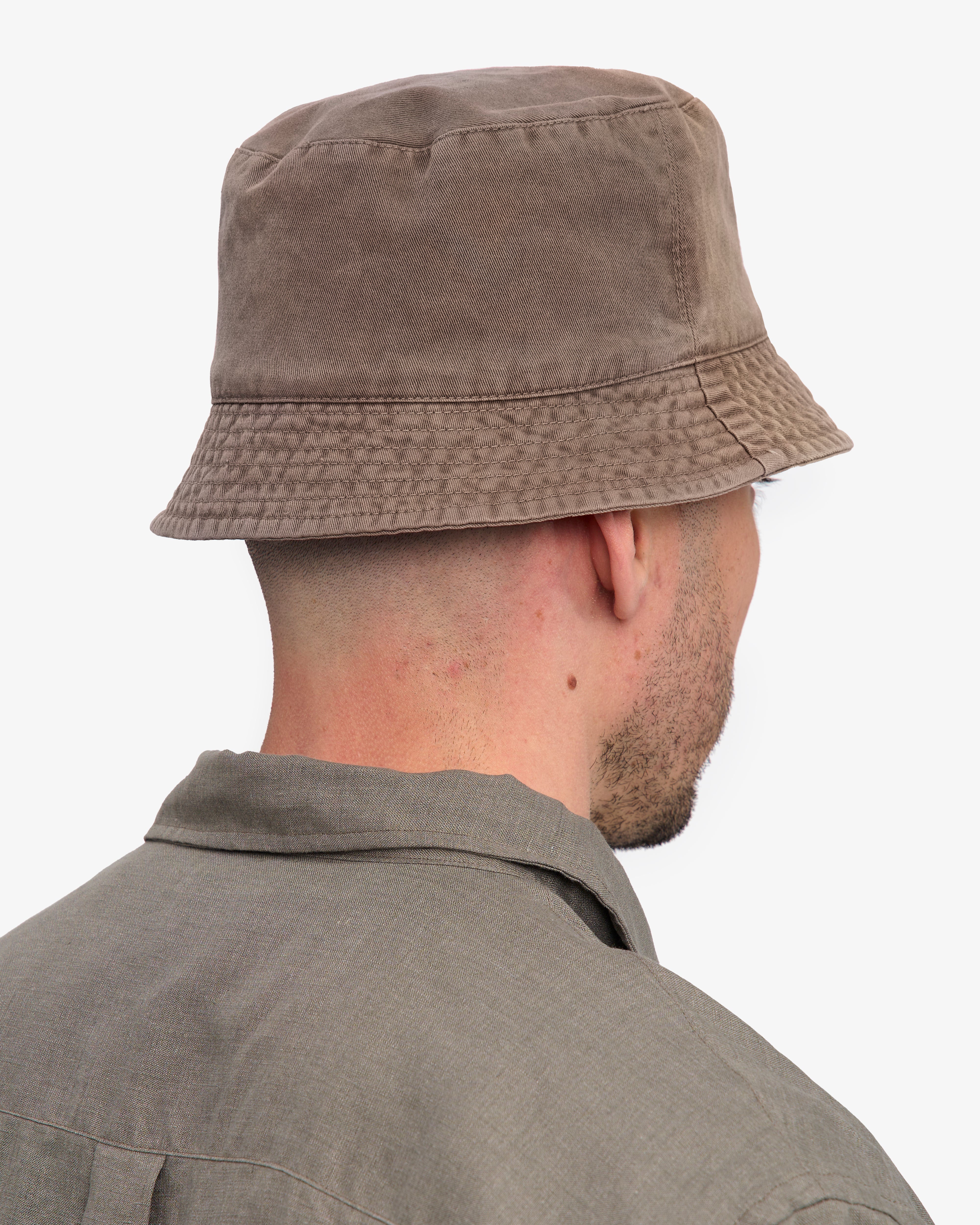 Organic Cotton Bucket Hat - Faded Khaki
