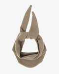 Merino Wool Triangle Scarf - Bamboo Beige