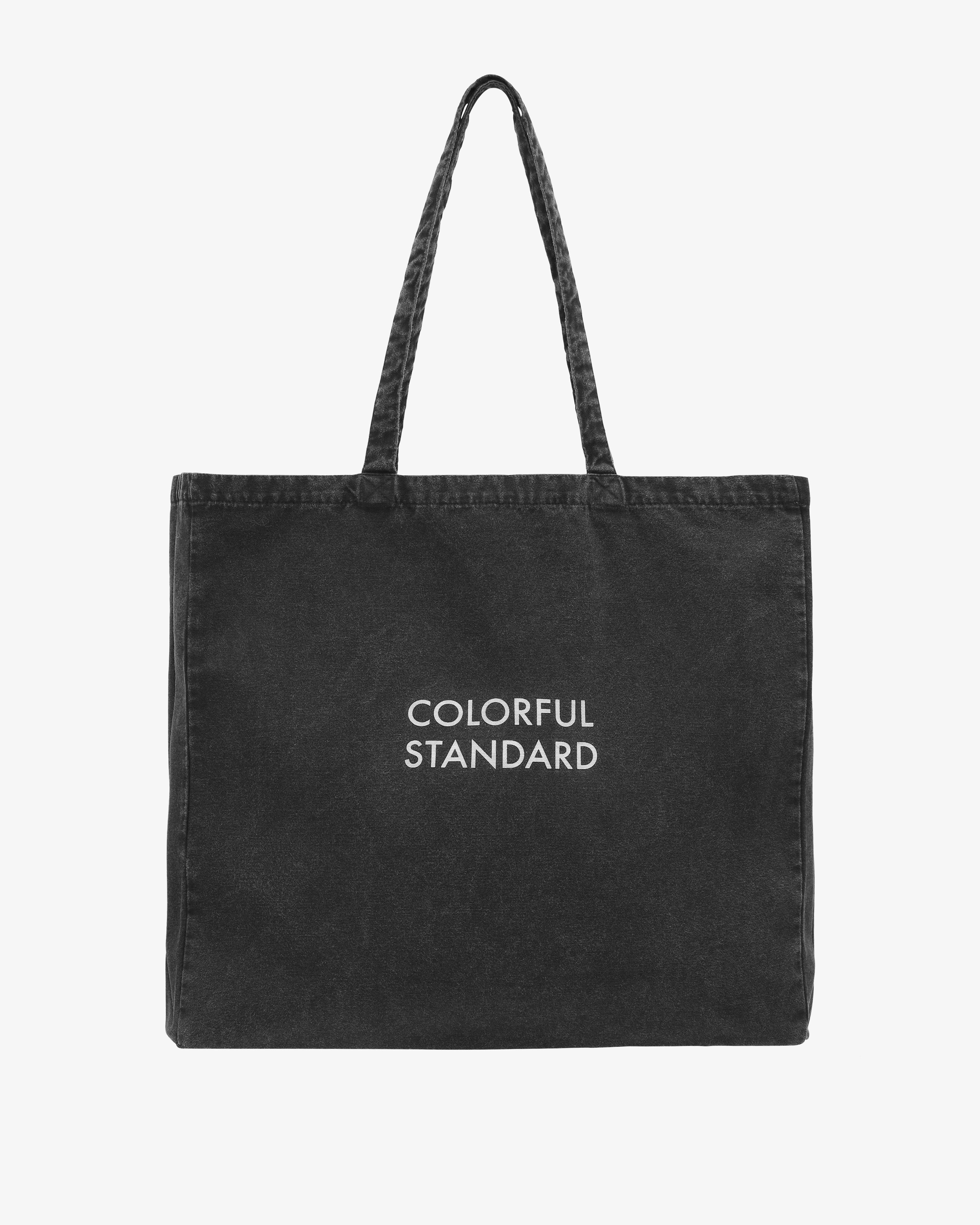 Organic Cotton Tote Bag - Faded Black