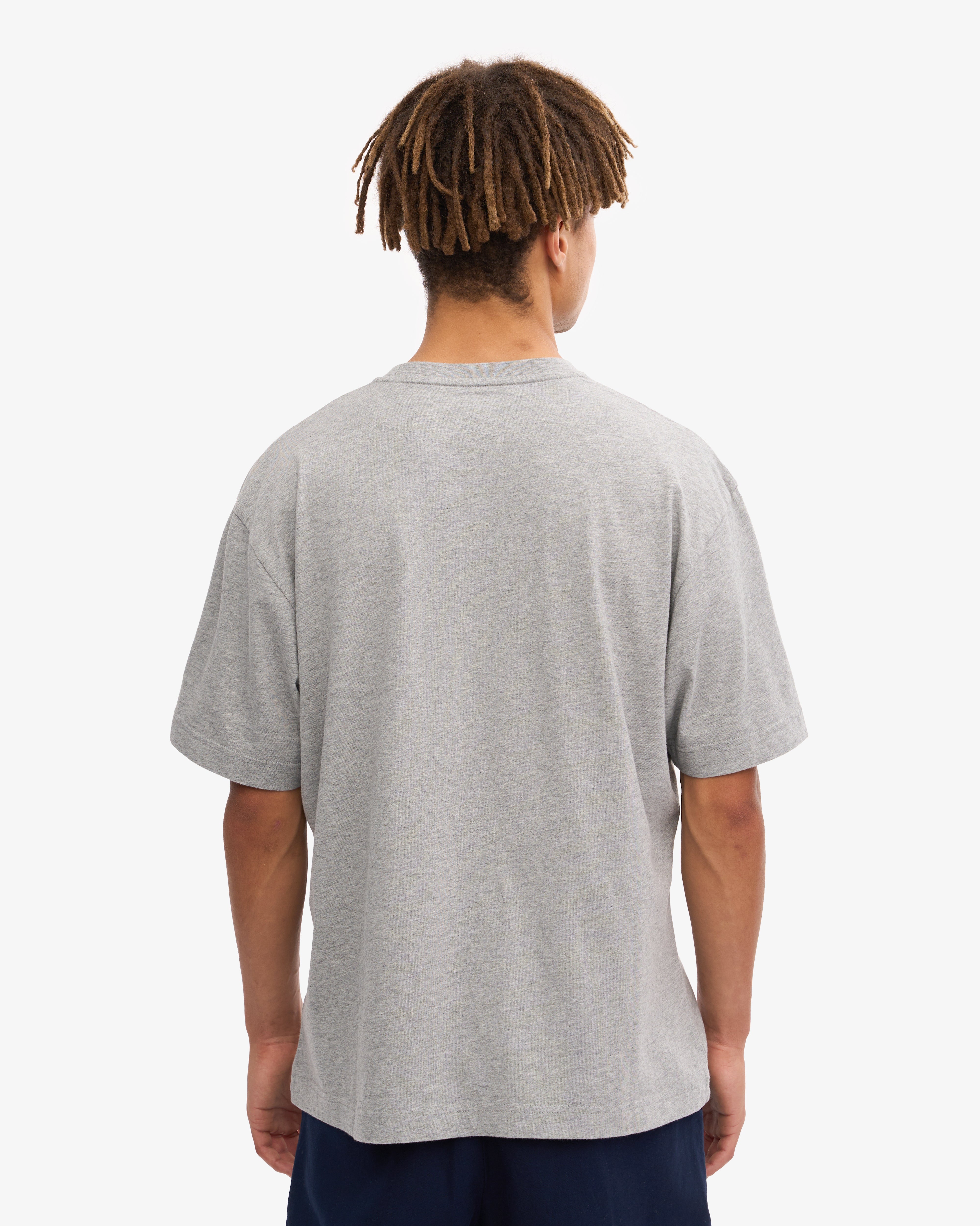 Oversized Organic T-Shirt - Heather Grey