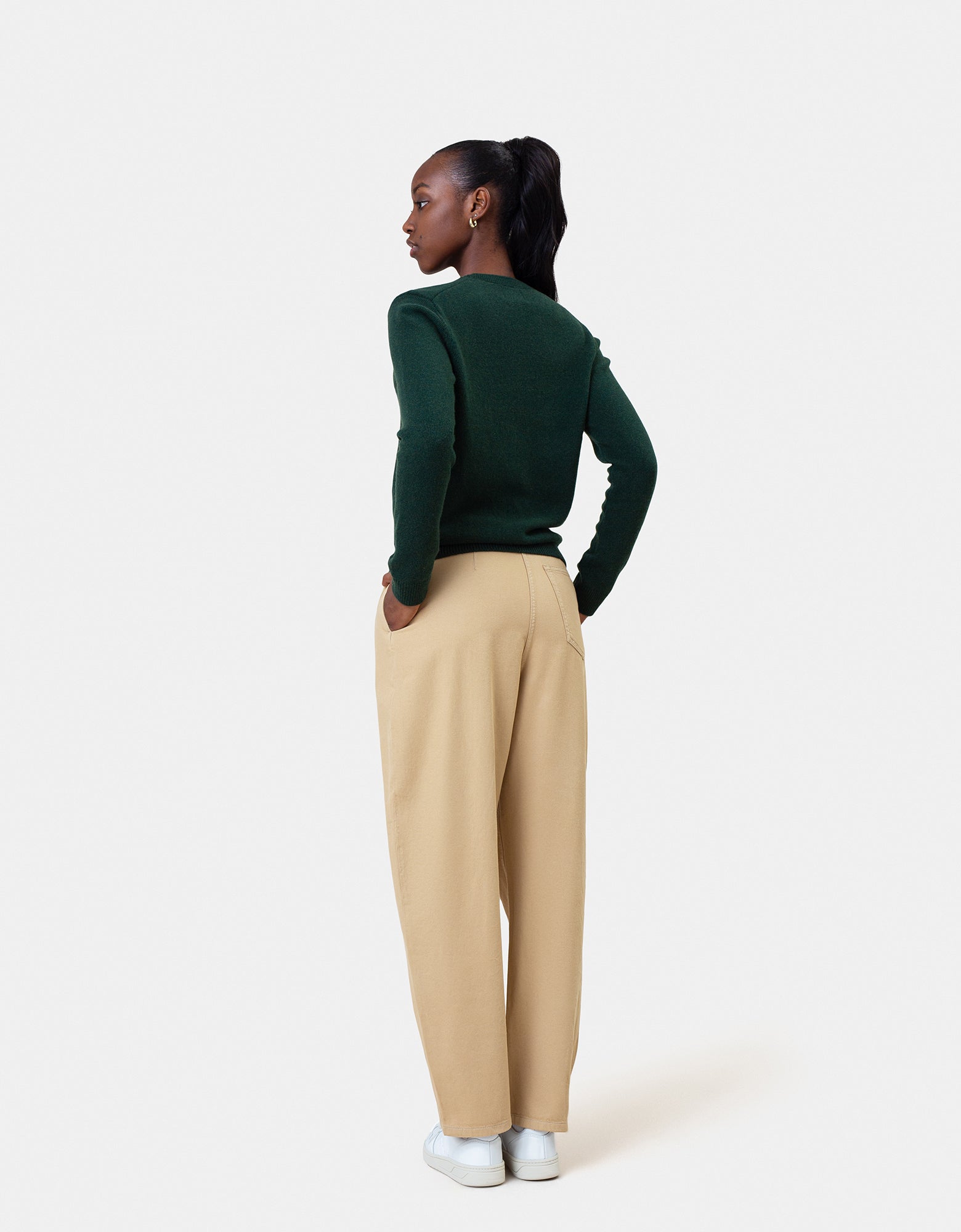 Colorful Standard Women Classic Merino Wool Crew Women Merino Crewneck Scarlet Red